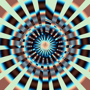 Yıldız patlaması ile renkli soyut arkaplan