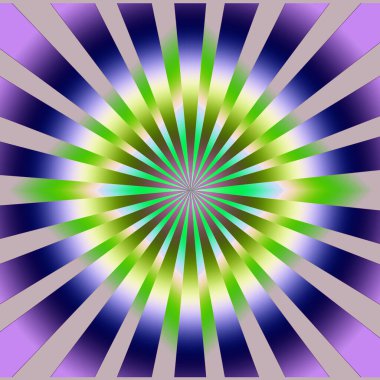 Yıldız patlaması ile renkli soyut arkaplan