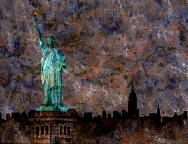 Eski grunge doku arkaplanı, soyut desen