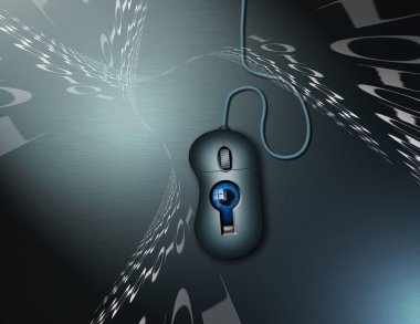 İnternet güvenliği ve gözetim. 3d oluşturma.