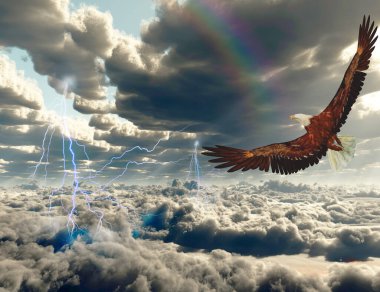 Renkli desenli soyut arkaplan, yaratıcı doku