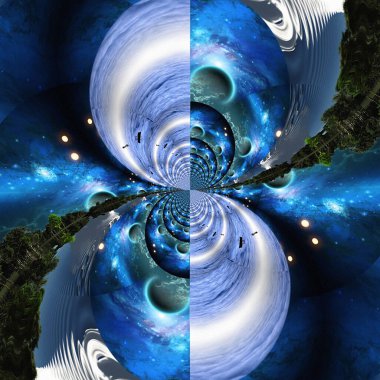 soyut fraktal arkaplan, yaratıcı tasarım