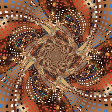 dijital soyut fraktal arkaplan