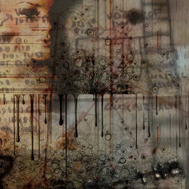 Soyut fraktal arkaplan. bilgisayar dijital çizimi.