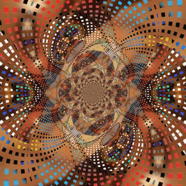 dijital soyut fraktal arkaplan