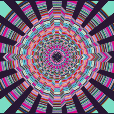 Yıldız patlaması ile renkli soyut arkaplan