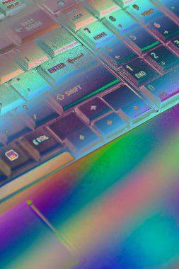 laptop klavye, touchpad ile