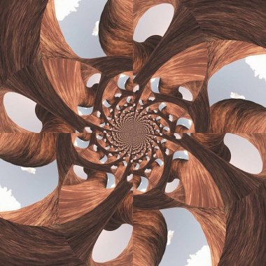 dijital soyut fraktal arkaplan