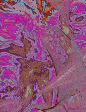 Canlı renklerde modern dijital resim.