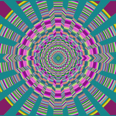 Yıldız patlaması ile renkli soyut arkaplan