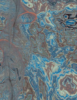 Soyut dijital dalgalar. Modern sanat.