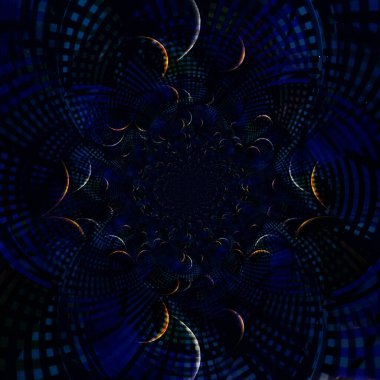 Soyut fraktal arkaplan. bilgisayar oluşturulmuş 3d illüstrasyon.