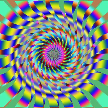 Yıldız patlaması ile renkli soyut arkaplan