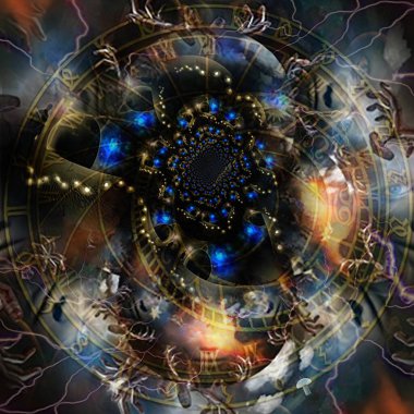 yaratıcı grafik tasarımı için soyut fraktal arkaplan oluşturuldu