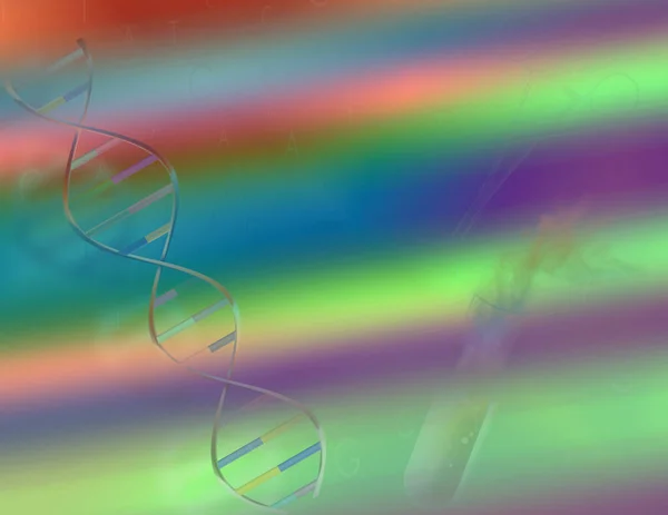 Dna Abstract Colorful Background View — Fotografia de Stock