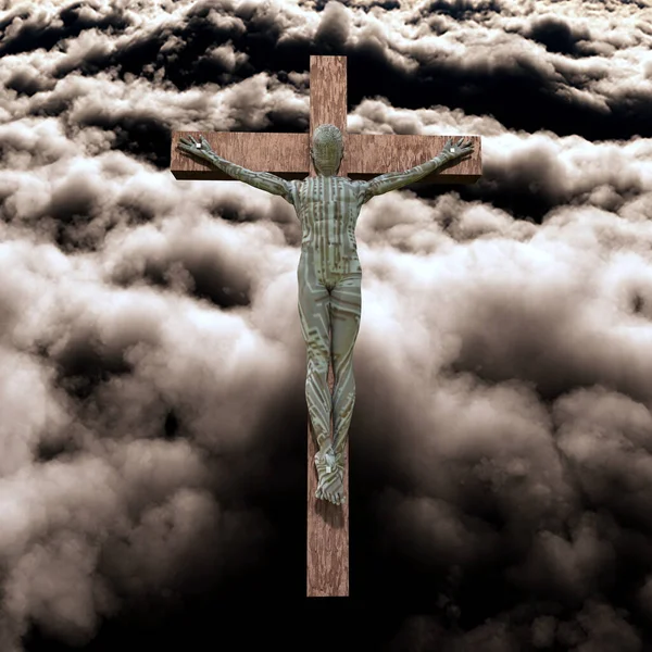 Crucifixion Concept Faith — Zdjęcie stockowe