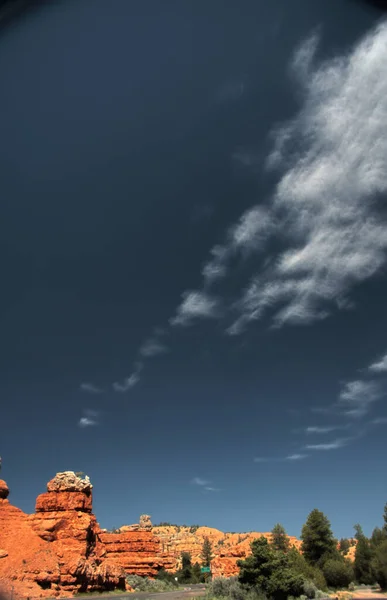 Büyük Kanyon Çölü Manzarası Güzel Doğa Sahnesi — Stok fotoğraf