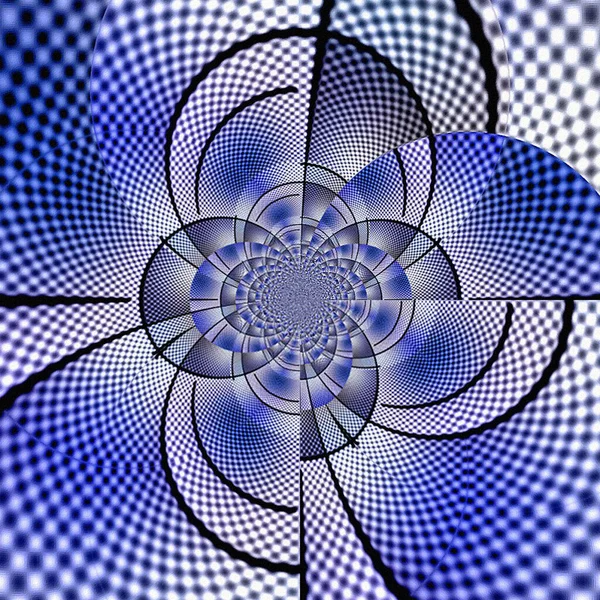 Geometriskt Mönster Abstrakt Bakgrund Illustration — Stockfoto