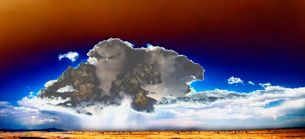 云彩的抽象背景 自然界的云彩景观 — 图库照片