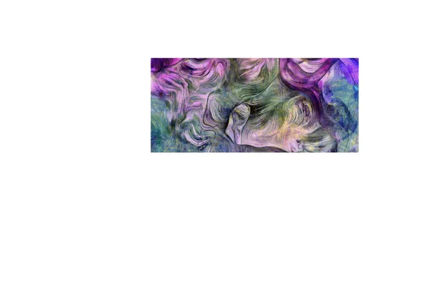 Fundo Abstrato Com Flores Coloridas — Fotografia de Stock