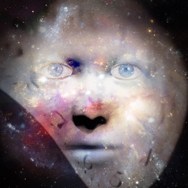 Conceptual Modern Futuristic Abstract Color Background