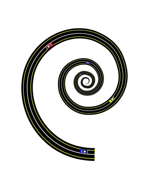 Спираль Абстрактном Текстурированном Фоне — стоковое фото