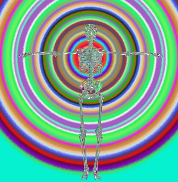 Abstrakt Bakgrund Med Färgglada Cirklar — Stockfoto
