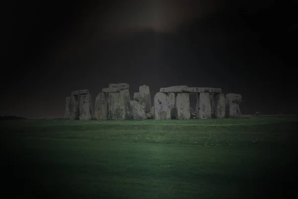 Kolorowa Ilustracja Stonehenge — Zdjęcie stockowe