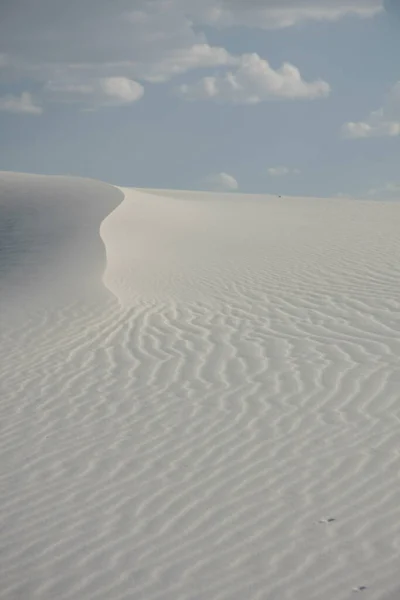 View Beautiful Desert Cloudy Sky — Fotografia de Stock