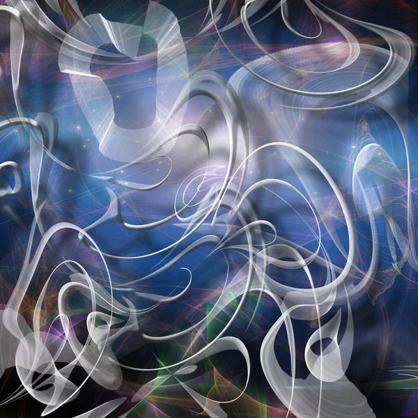 Computer Generated Abstract Fractal Background Creative Graphic Design — Stock Photo, Image