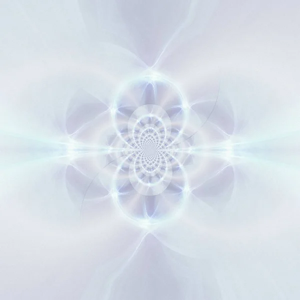 Fraktale Abstrakte Komposition Mit Lichteffekten Und Wellen — Stockfoto