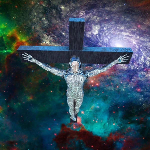 Crucifixion Concept Foi — Photo