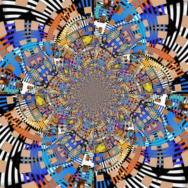 Abstrakcyjna Cyfrowa Tapeta Kolorowy Nowoczesny Wzór — Zdjęcie stockowe