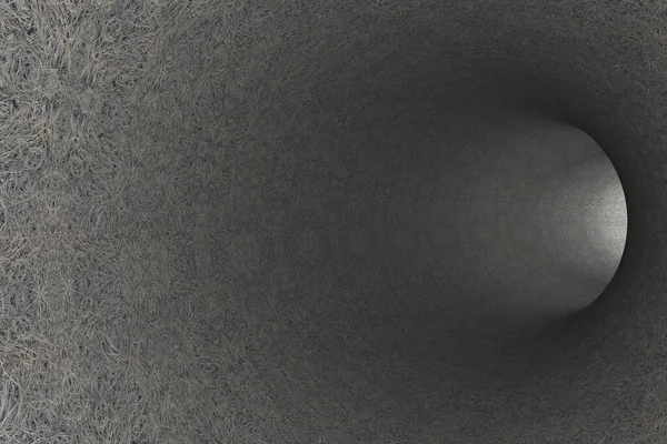 Abstract Tunnel Gray Color Movement Wall — Stock Photo, Image