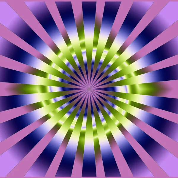 Colorful Abstract Background Starburst — 图库照片