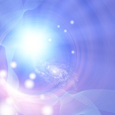 Işık alanı arkaplanının soyut tüneli 