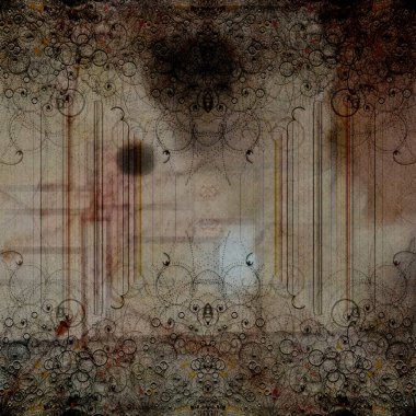 Soyut fraktal arkaplan. bilgisayar dijital çizimi.