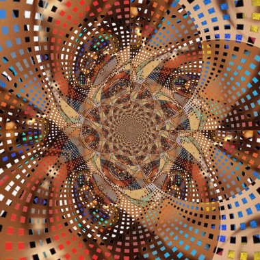 dijital soyut fraktal arkaplan