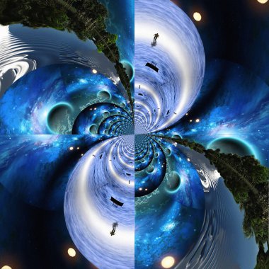 soyut fraktal arkaplan, yaratıcı tasarım