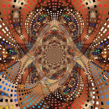 dijital soyut fraktal arkaplan