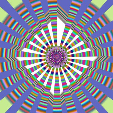 Yıldız patlaması ile renkli soyut arkaplan