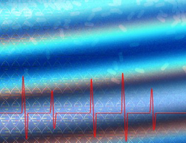 soyut dijital illüstrasyon, renkli gökkuşağı deseni, yakın plan görünüm