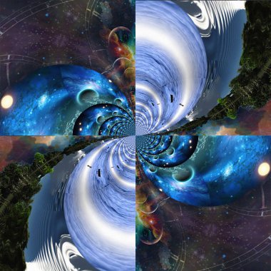 soyut desen, web tasarımı için dijital illüstrasyon arka planı