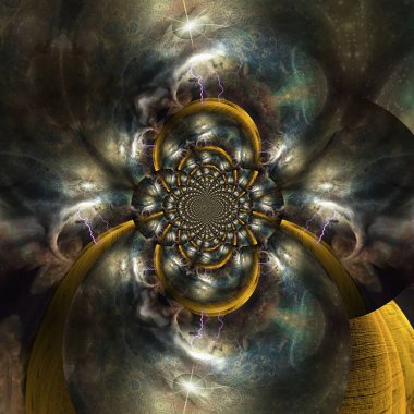 Soyut fraktal arkaplan. bilgisayar destekli grafikler. 