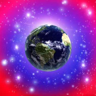 Soyut Boyama Arkaplanı. 3B illüstrasyon