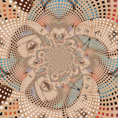 Geometrik kalıp, soyut arkaplan. Görüntü 