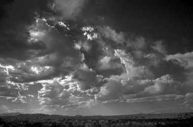 Bulutlu güzel gökyüzü 