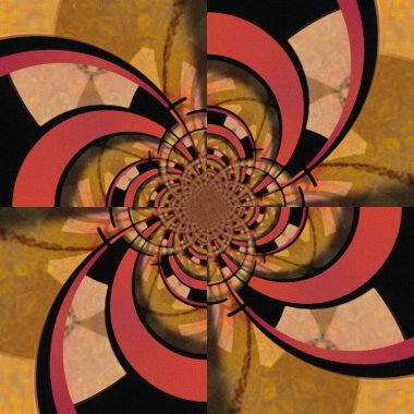 Modern soyut renk sürrealistik illüstrasyon