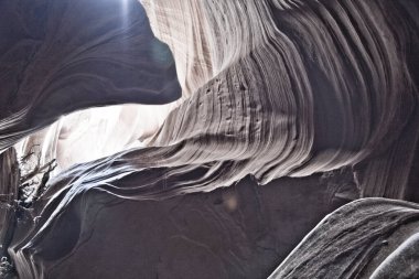 Antilop kanyonunun manzarası. Güzel doğa..