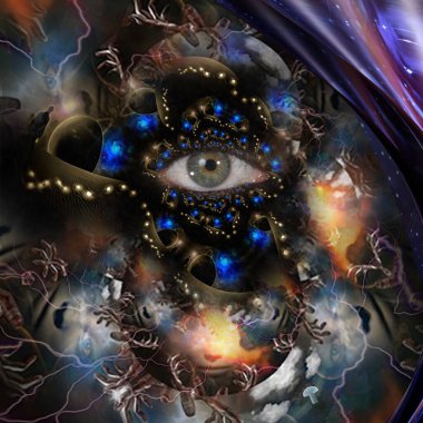 soyut kaotik fraktal esrarengiz arkaplan 